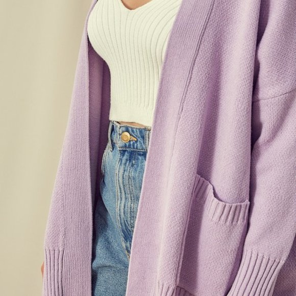 ❤️HP Lavender Oversized Cardigan - Picture 8 of 10